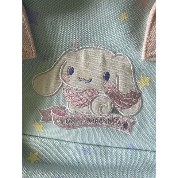 artbox sanrio Cinnamoroll Blue and Pink Canvas 2-Way full size Backpack